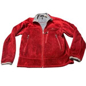 Vintage Patagonia R Series Regulator Fleece‎ Jacket Full Zip Pockets Red Large